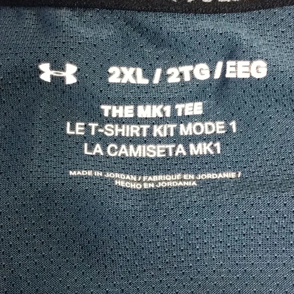 Under Armour Grayish Green & Black Athletics Shirt - Picture 7 of 10